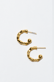 Hoops Martilladas - Trazzo Joyería