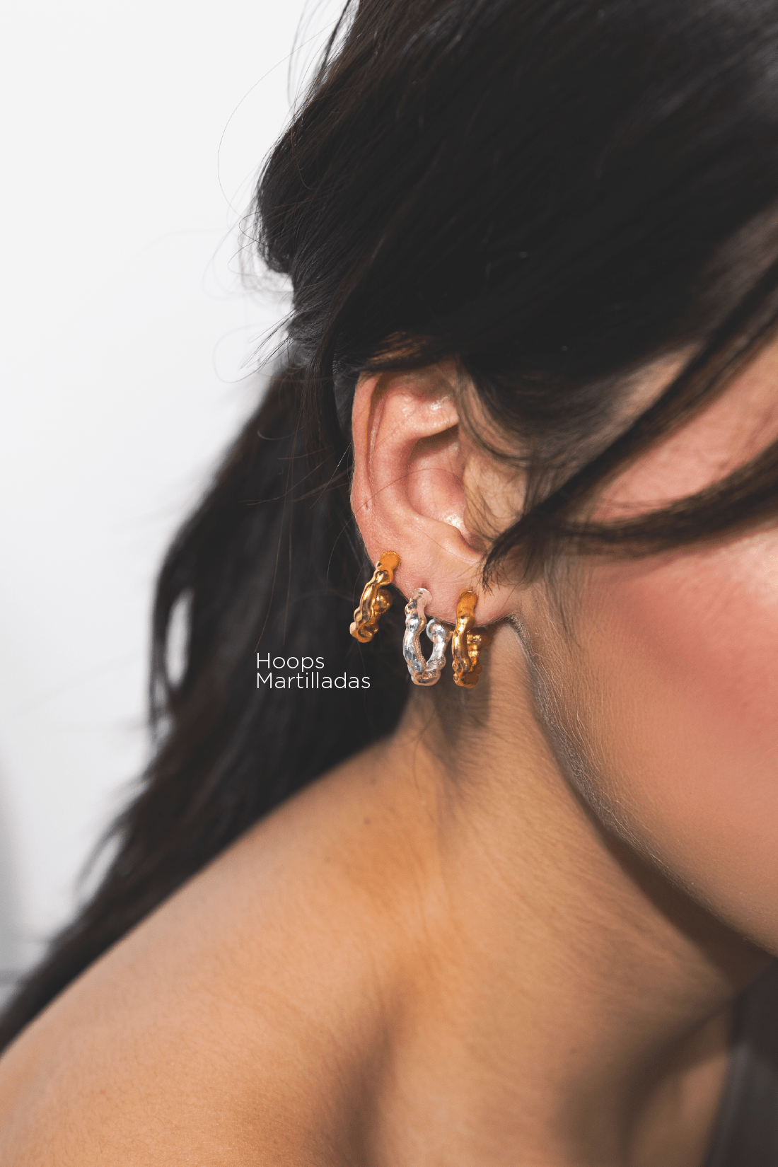 Hoops Martilladas - Trazzo Joyería