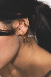 Hoops Martilladas - Trazzo Joyería