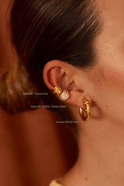 Earcuff Doble Trenza